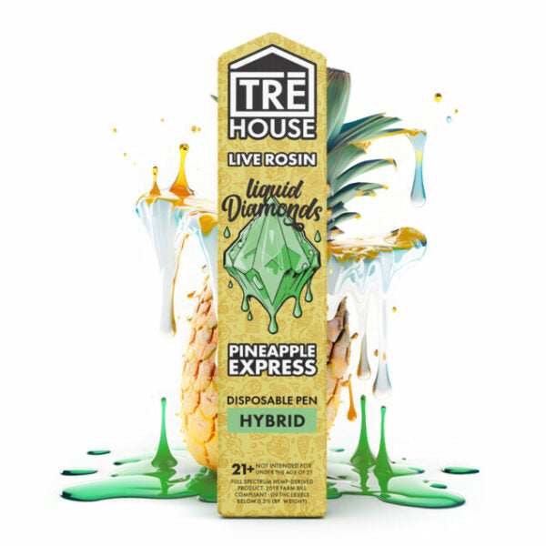Pod THC TRE House Live Rosin Liquid Diamond 2g